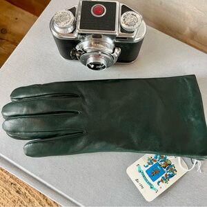 Portolano Leather Gloves, cashmere lined